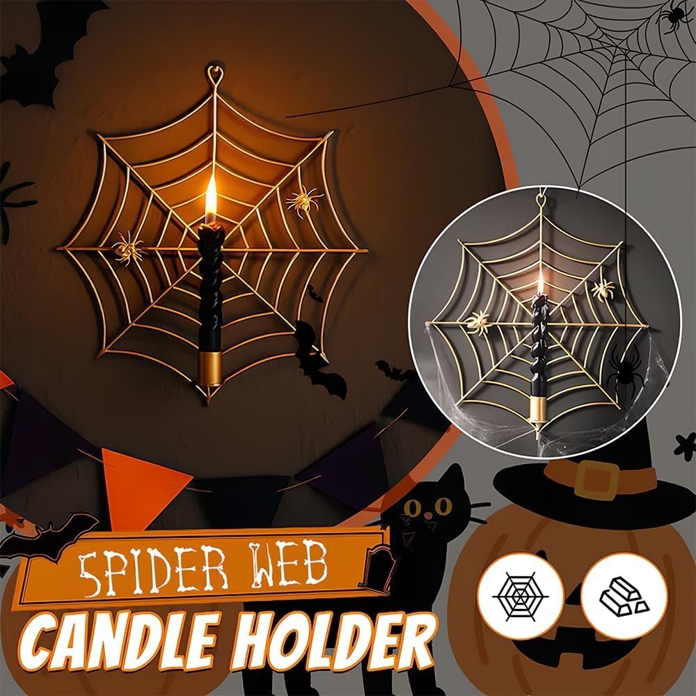 🔥On Sale🔥Spider Web Candles Holder