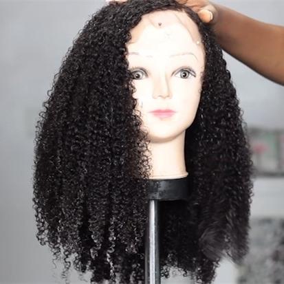 New Ponytail SHORT CURLY LACE FRONT WIG