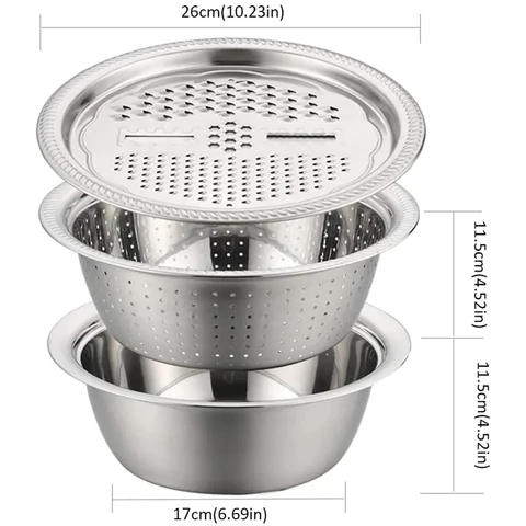 3 in 1 Kitchen Multipurpose Julienne Grater Salad Maker（🔥2024 new cartoon style）