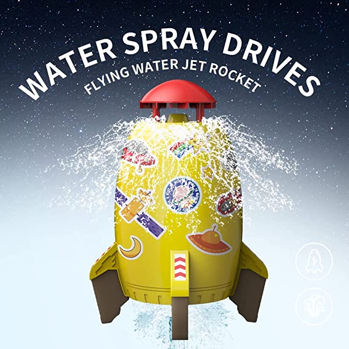 🔥Last Day Promotion-[SAVE 65% OFF]--2023 Summer Toy--Launch Water Rocket Outdoor Sprinkler Toy--BUY 2 GET FREE SHIPPING