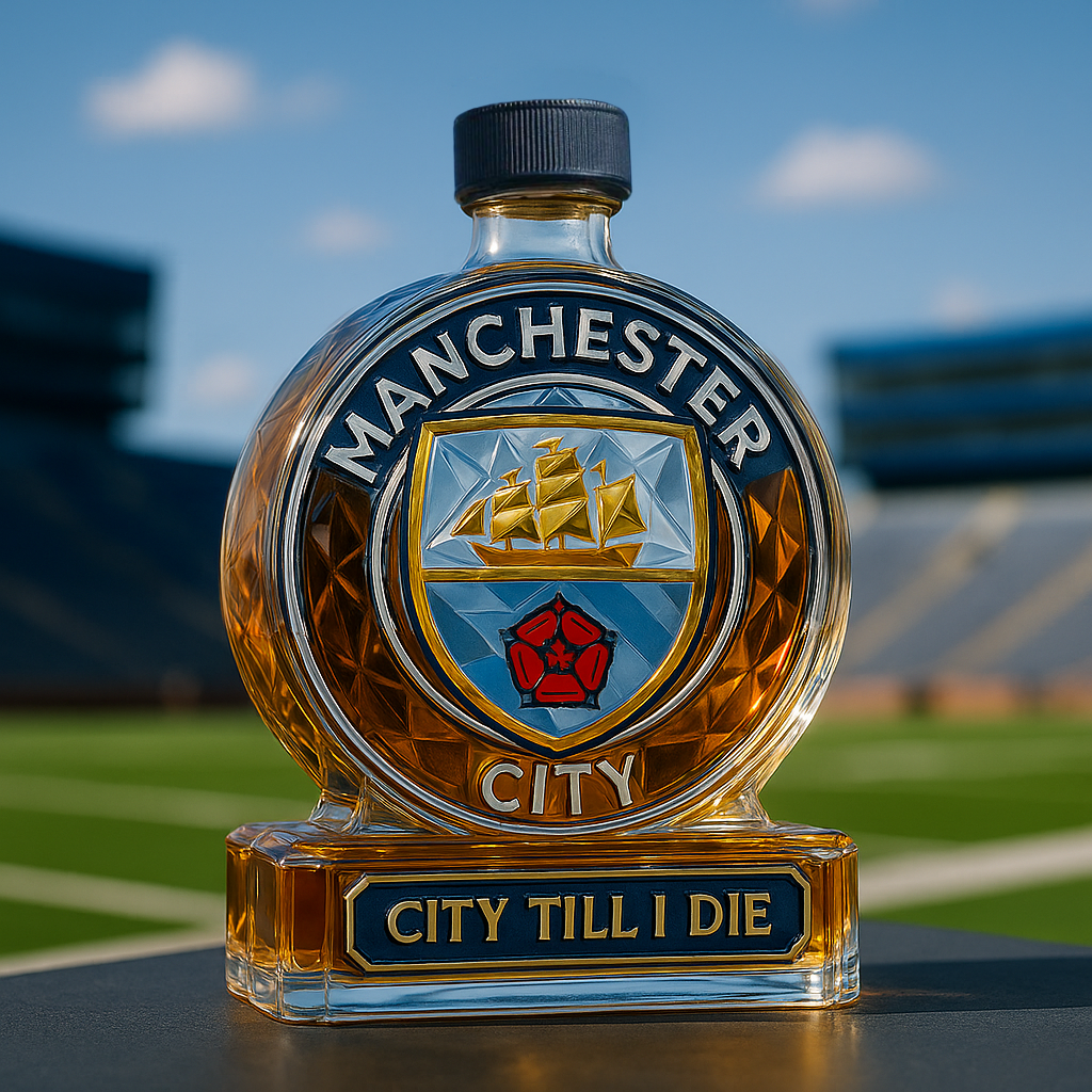 Manchester City Whiskey Bottle