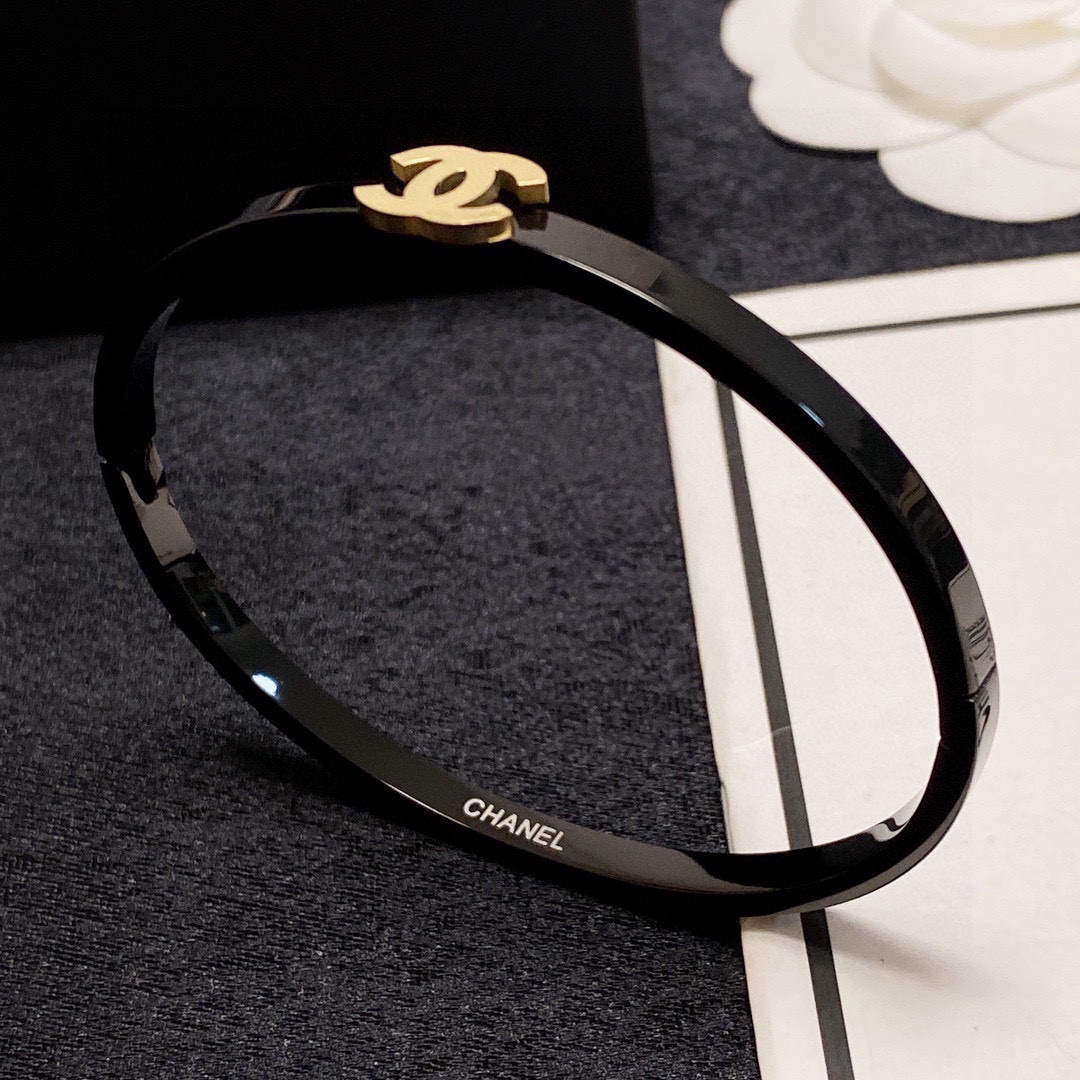 Chanel carbon black bracelet