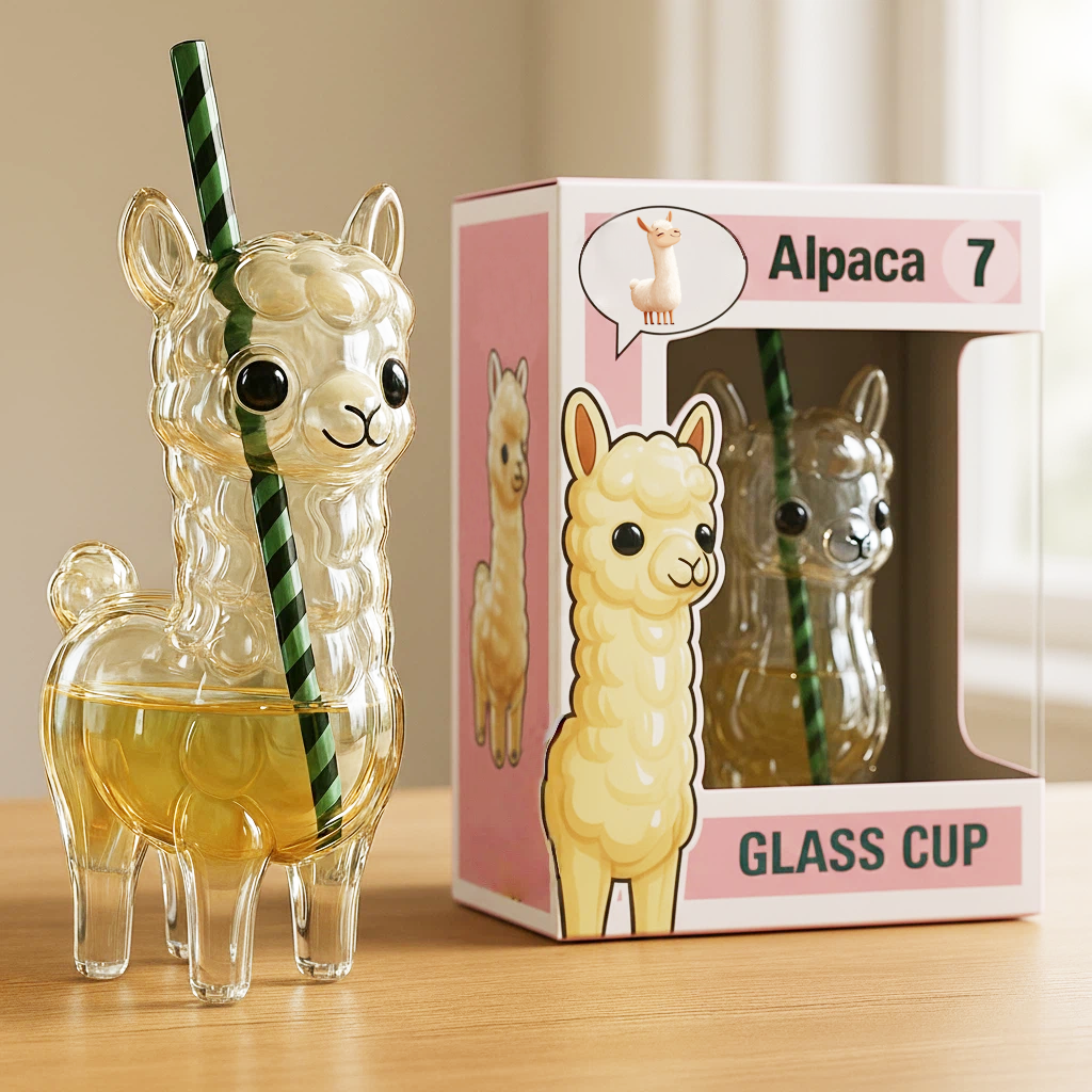 Alpaca Glass - Make every sip of your drink full of fun!