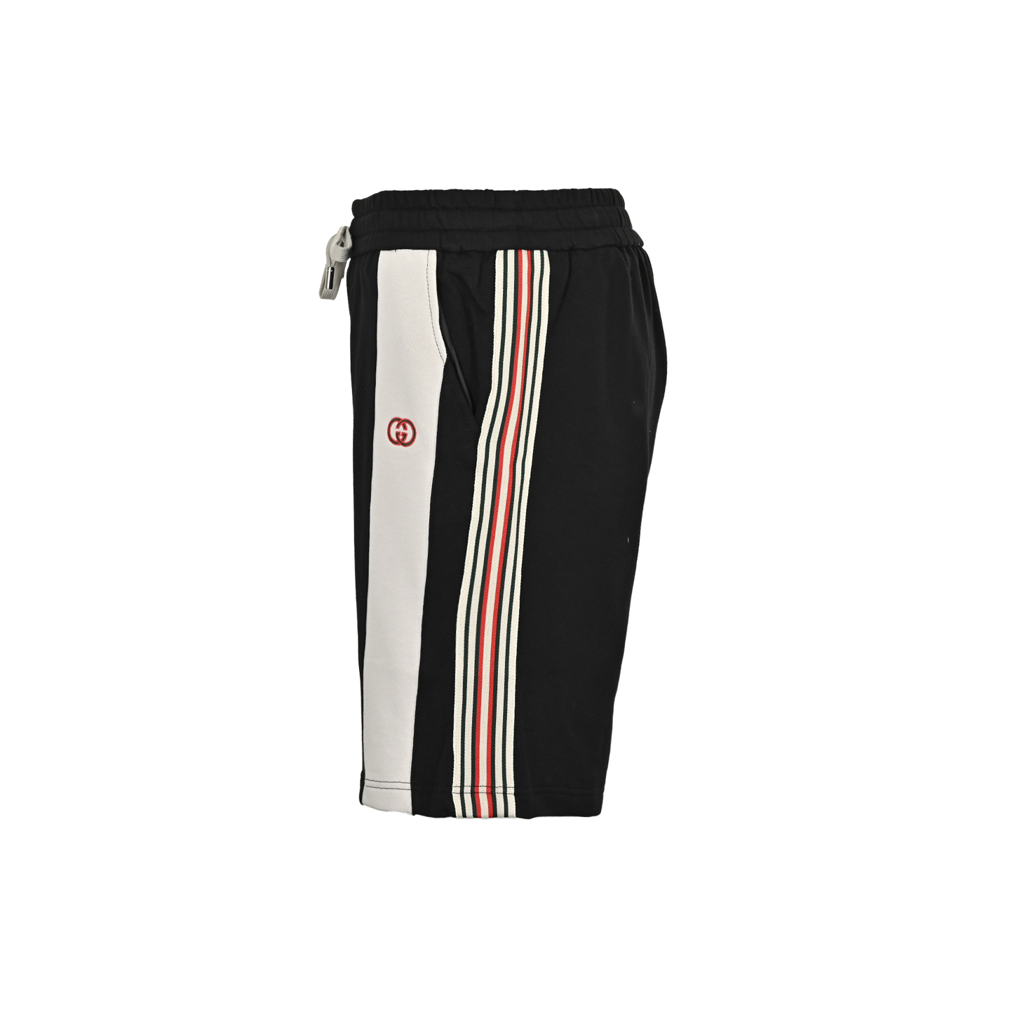 Gucci 25ss patchwork GG embroidered lettering shorts