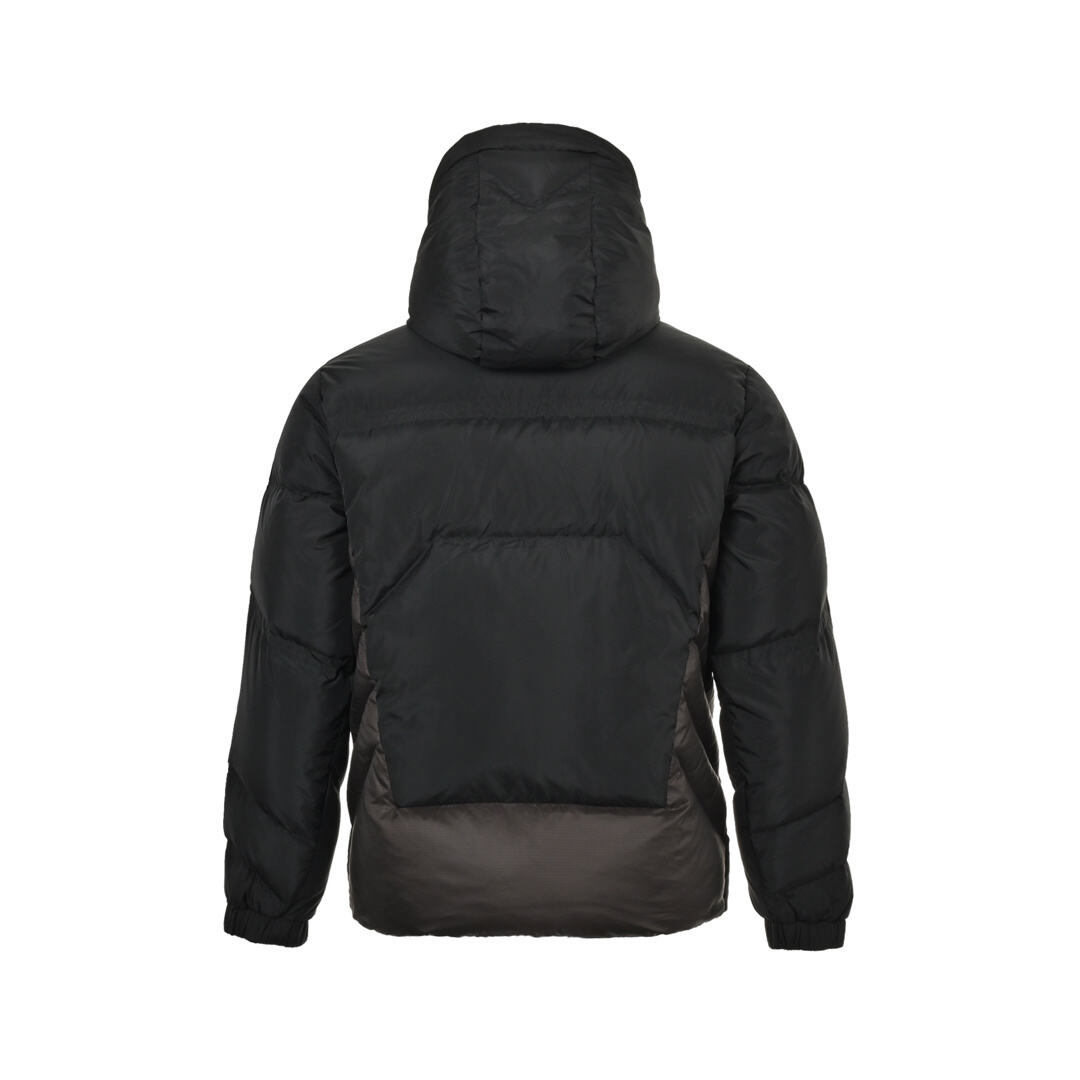 Moncler side panel hooded down jacket