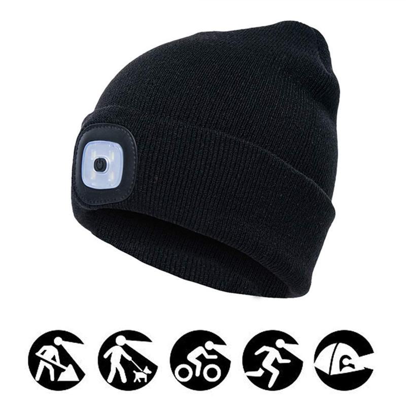 Led Knitted Beanie Hat
