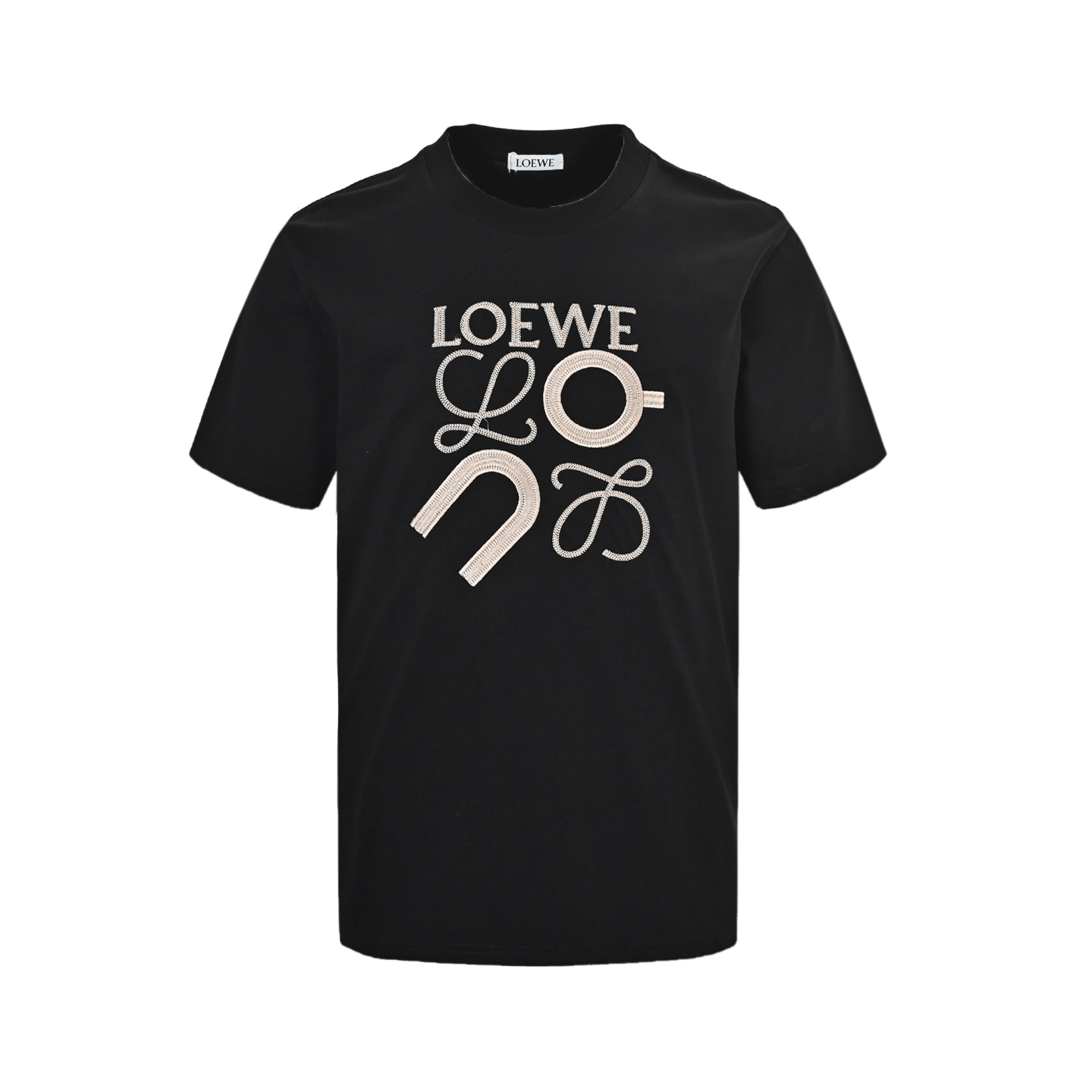 Loewe 25ss Angpao joint embroidered short sleeve