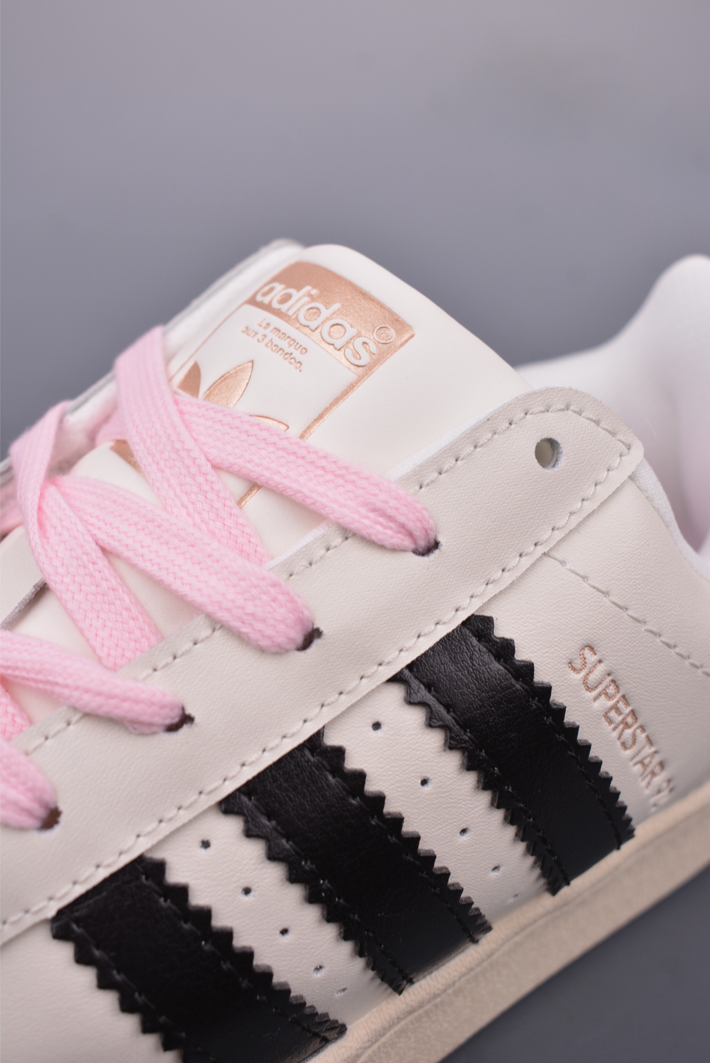 Pharrell x Adidas Superstar 92 White Black Pink JI4268