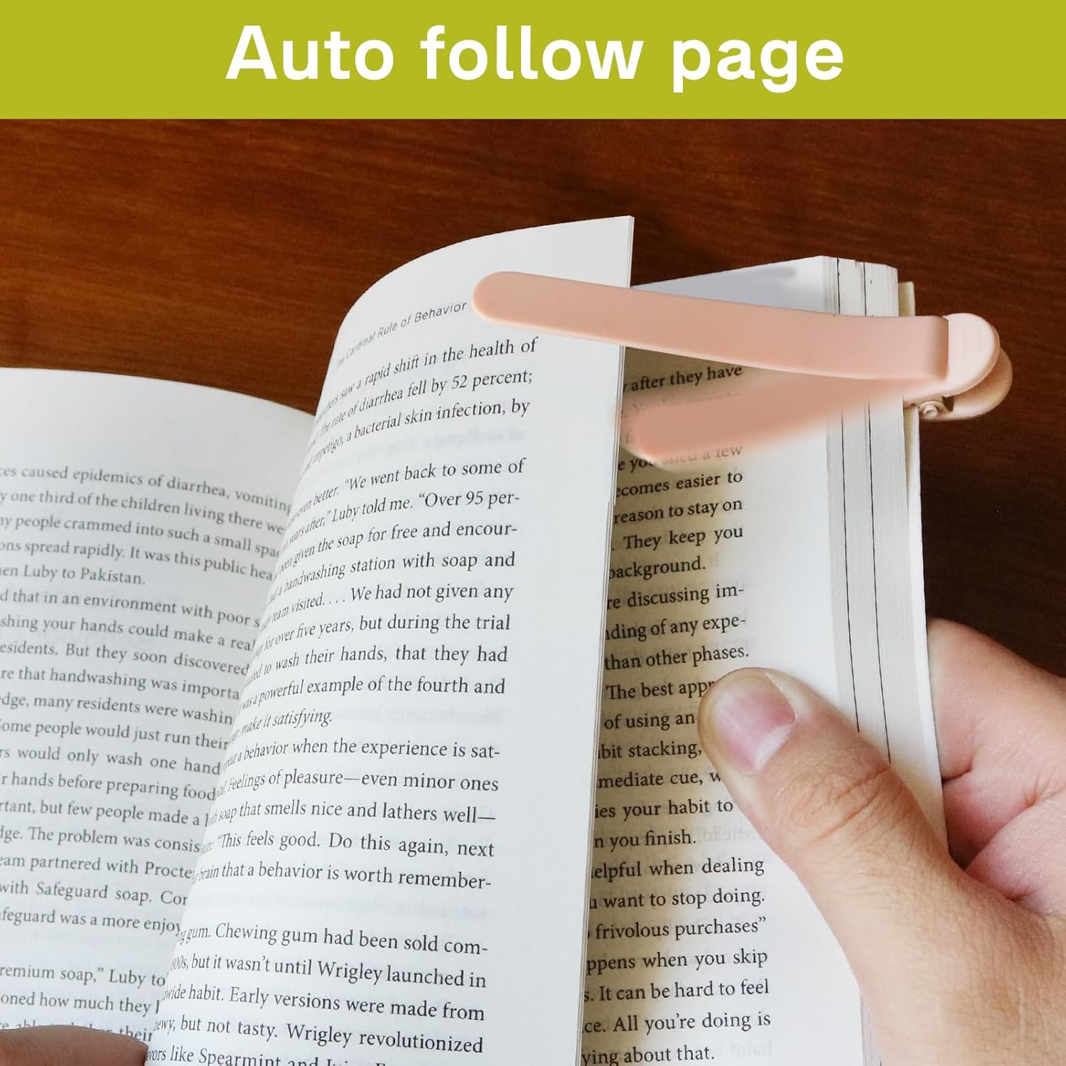 🎄CHRISTMAS ON SALE🔥Cute Unique Silicone Automatic Book Markers