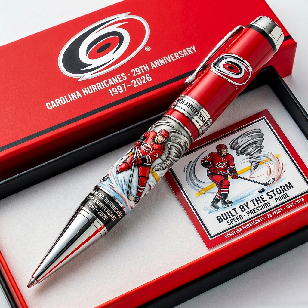 Carolina Hurricanes 29th Anniversary Commemorative Pen