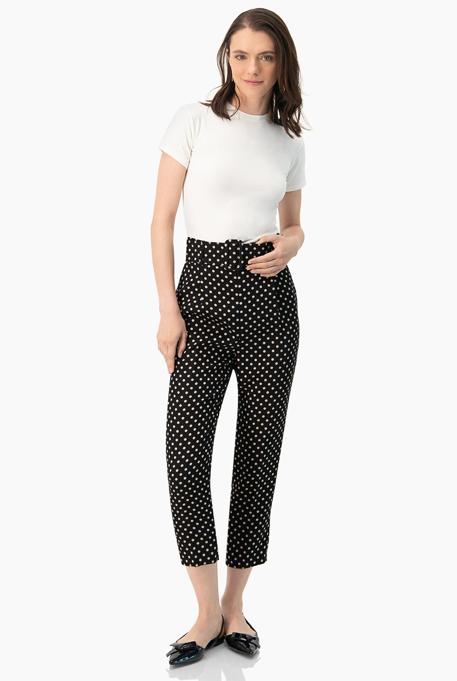 Pantalón recto sin bolsillos