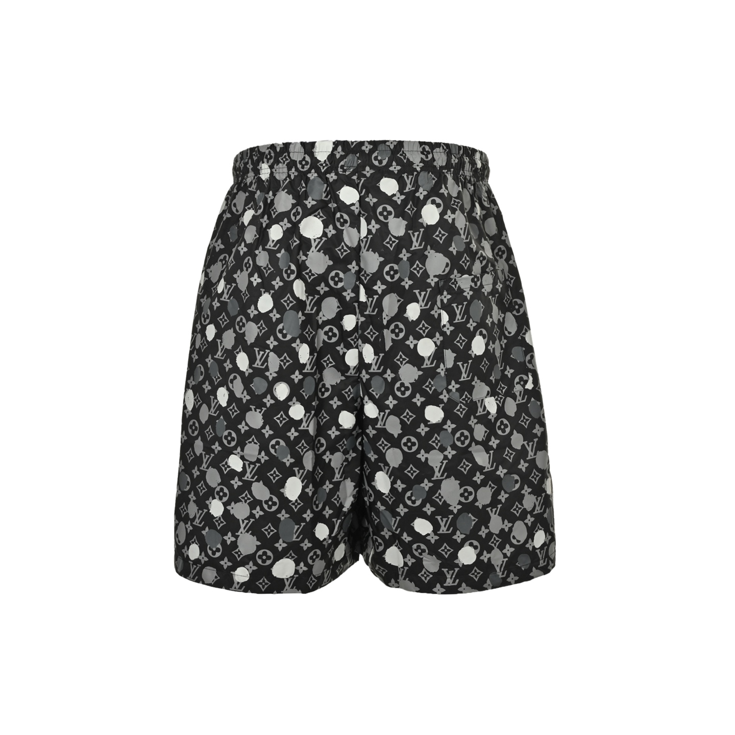 Louis Vuitton 25ss Yayoi Kusama all over print hand-painted polka dot woven shorts