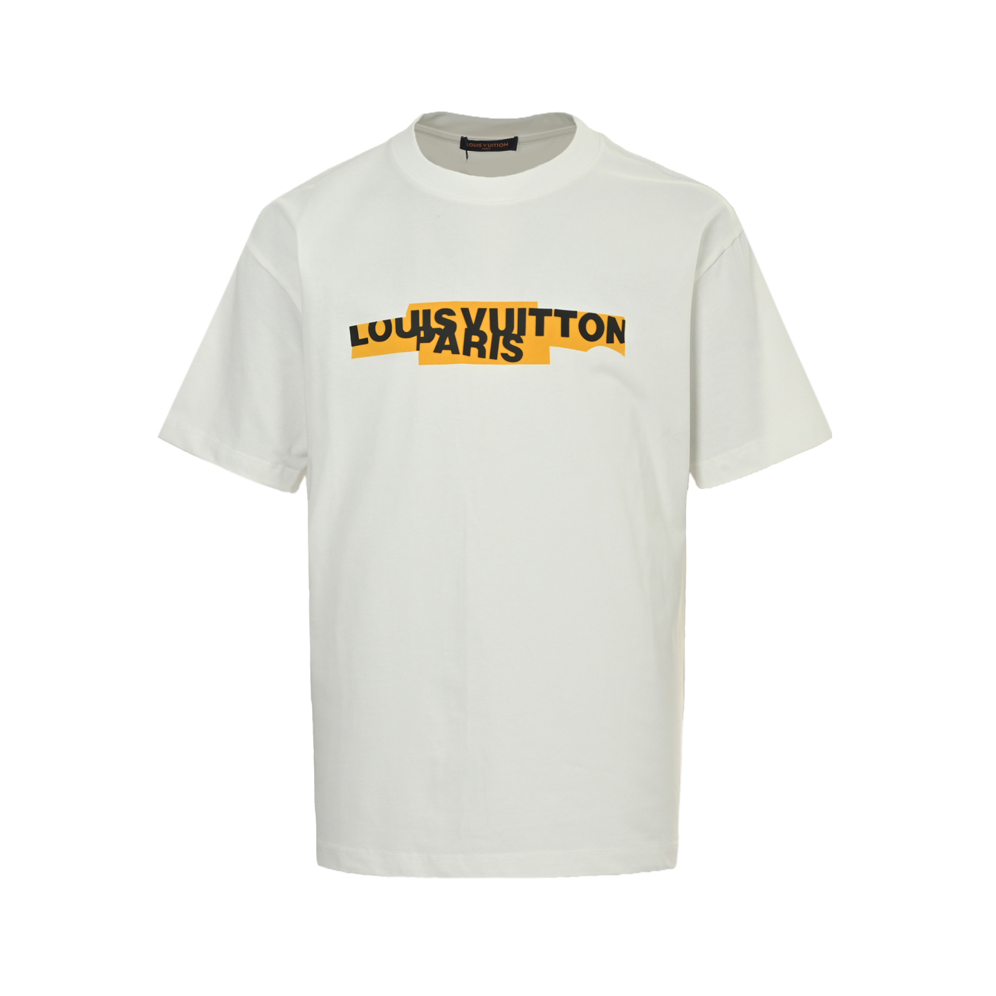 Louis Vuitton 25ss tape logo 3D laminated short sleeves