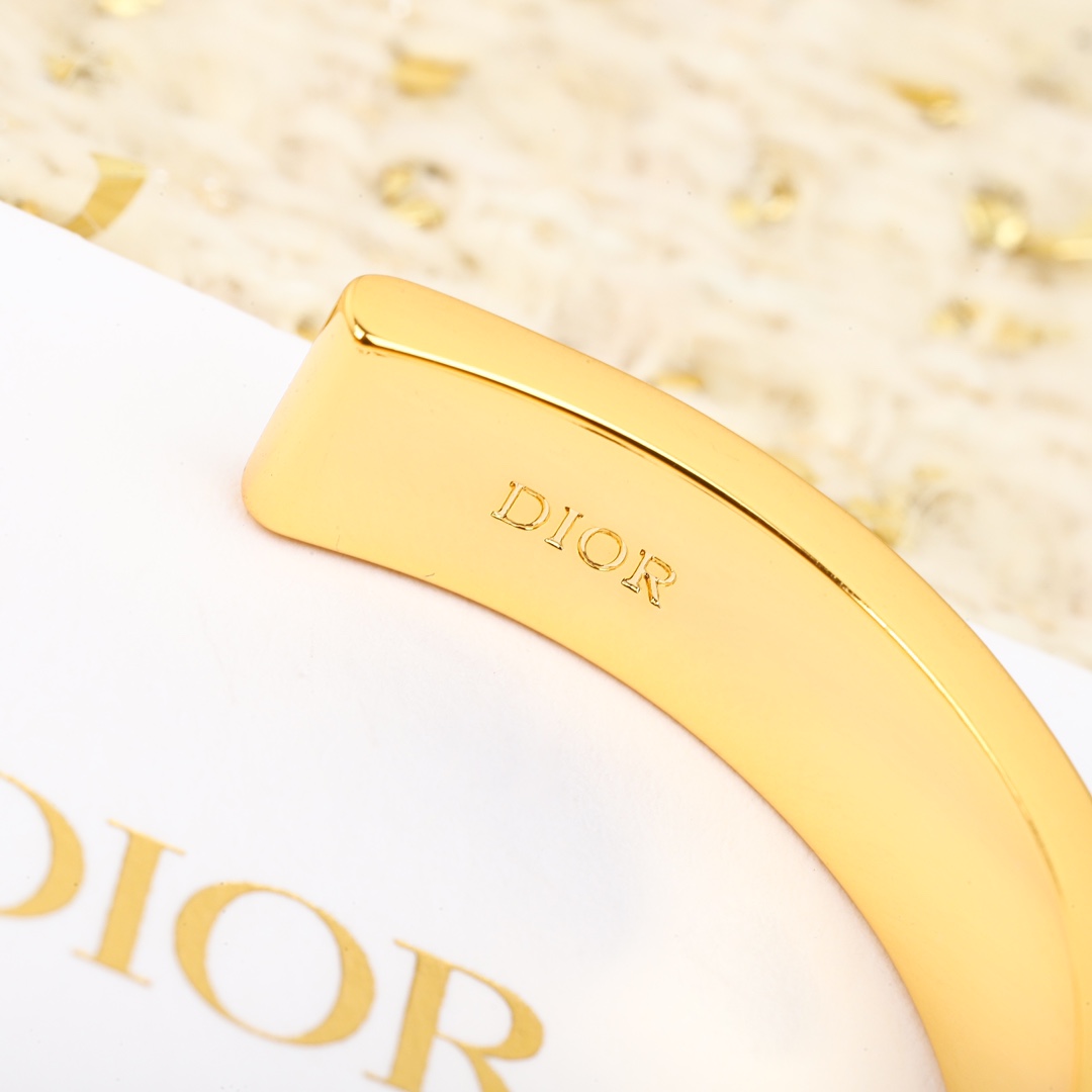 Dior butterfly open bracelet