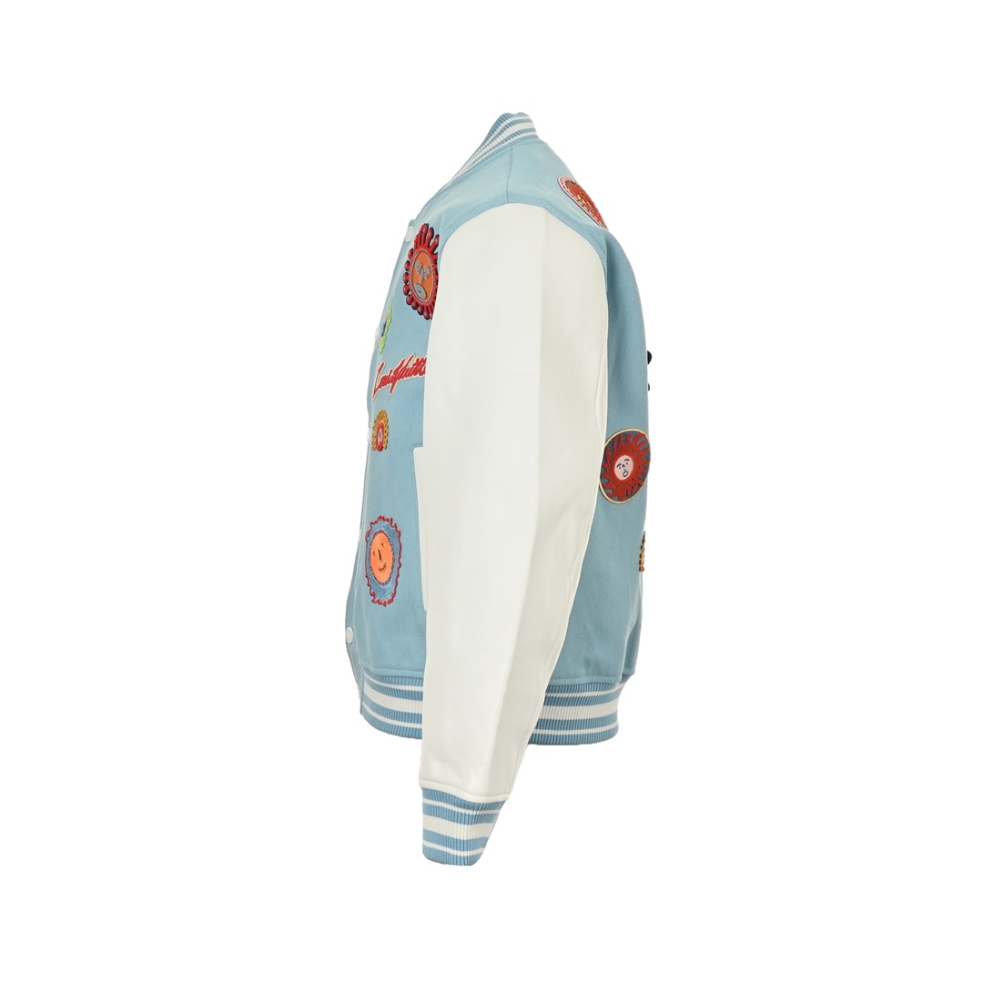 Louis Vuitton 24Fw Yayoi Kusama Sunfish Baseball Jacket