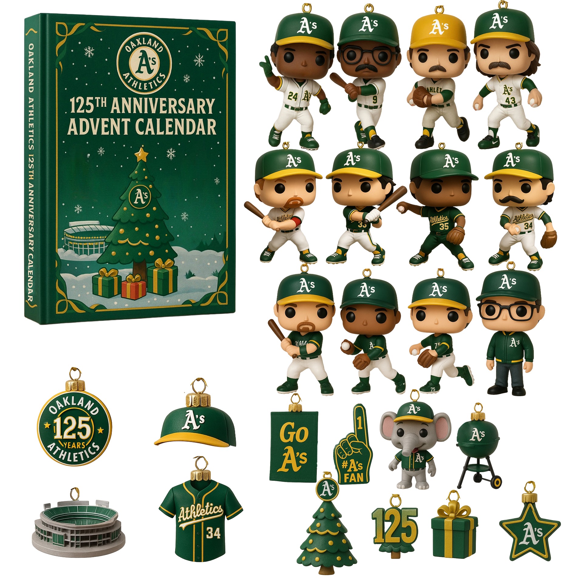 Oakland Athletics 125th Anniversary Advent Calendar