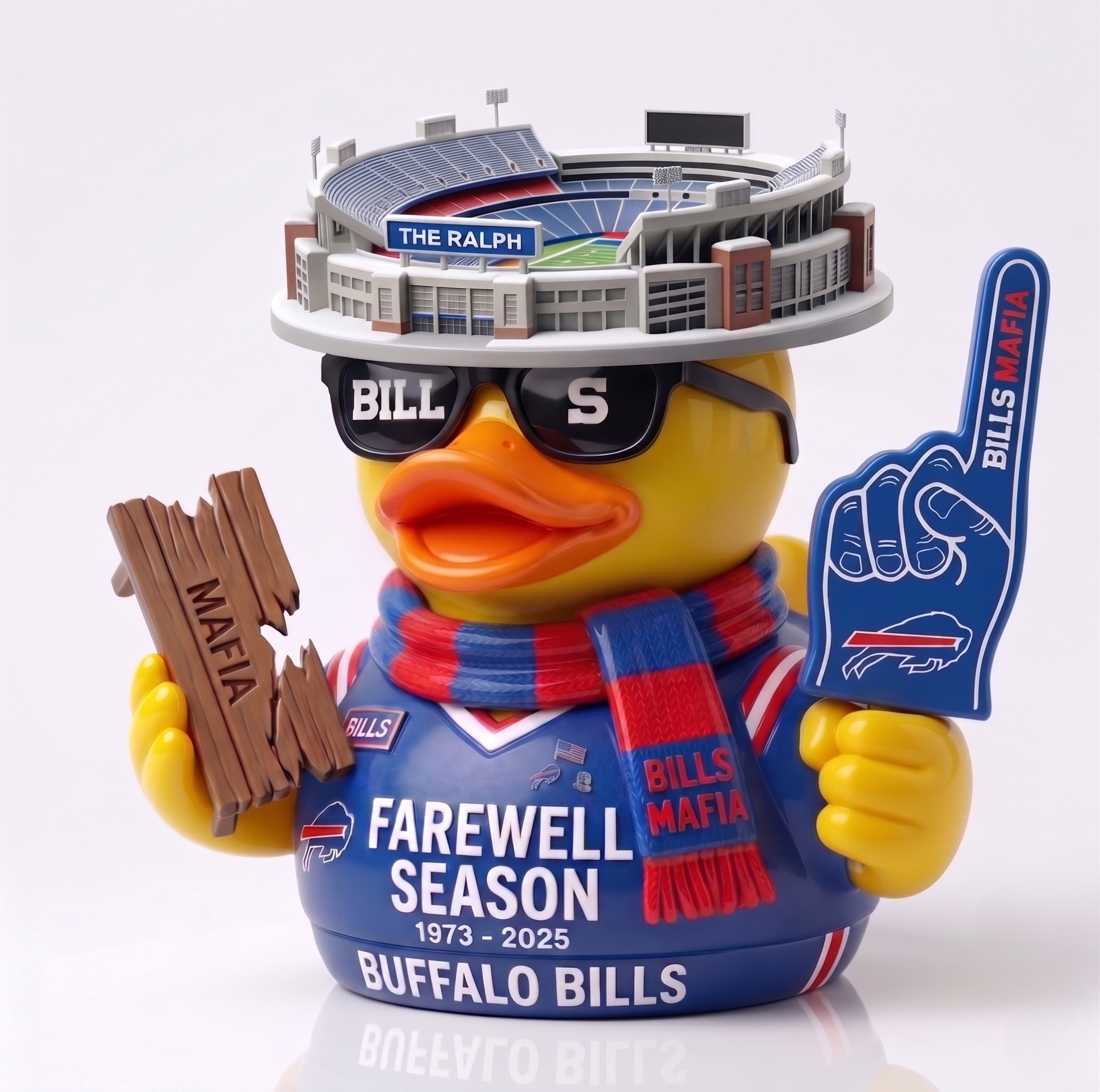 🦬 Bills Mafia Farewell: The Ralph Legacy Duck – 1973-2025 🏟️