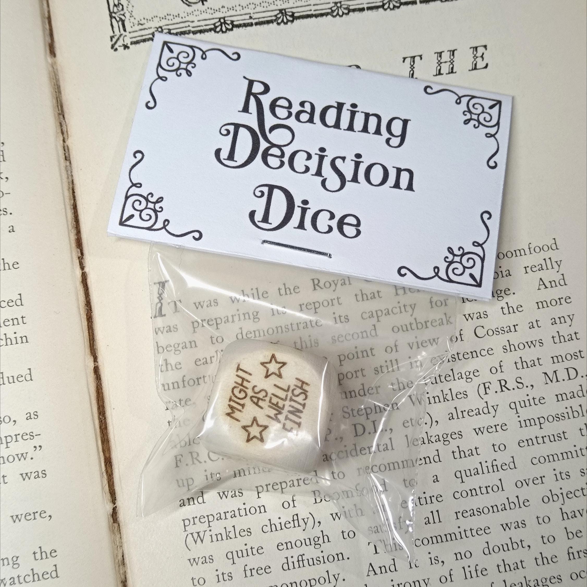 Reading Decision Dice | Literary Gifts for Book Lovers