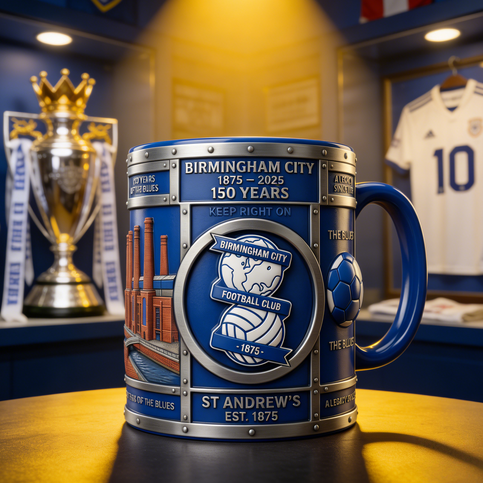 Birmingham City 150th Anniversary Commemorative Mug