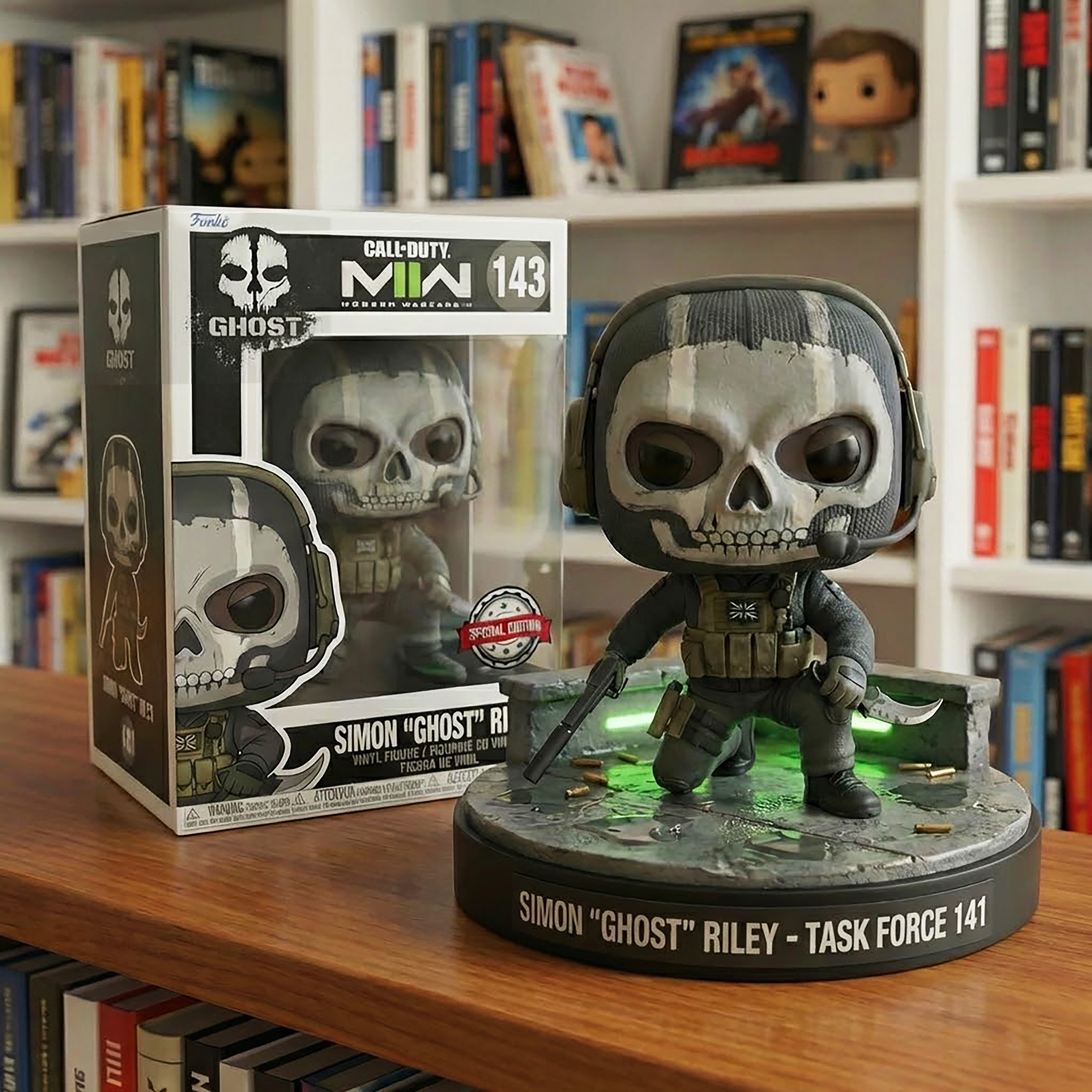 💀 Call of Duty: Ghost – Simon “Ghost” Riley Limited Edition Pop! Figure