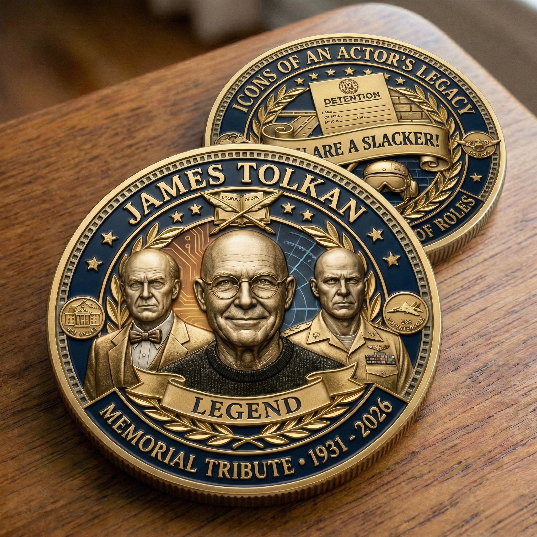 James Tolkan Legend Memorial Coin