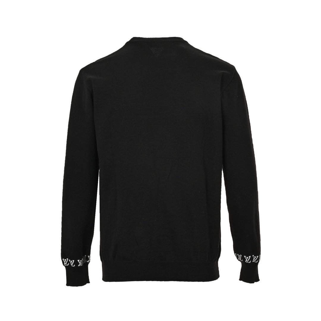 Louis Vuitton 24Fw jacquard logo thin long-sleeved sweater