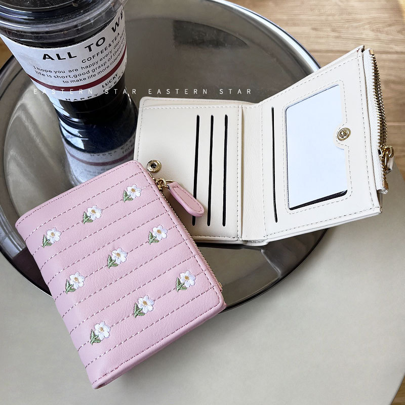 Fashion PU Leather Small Wallet For Girls