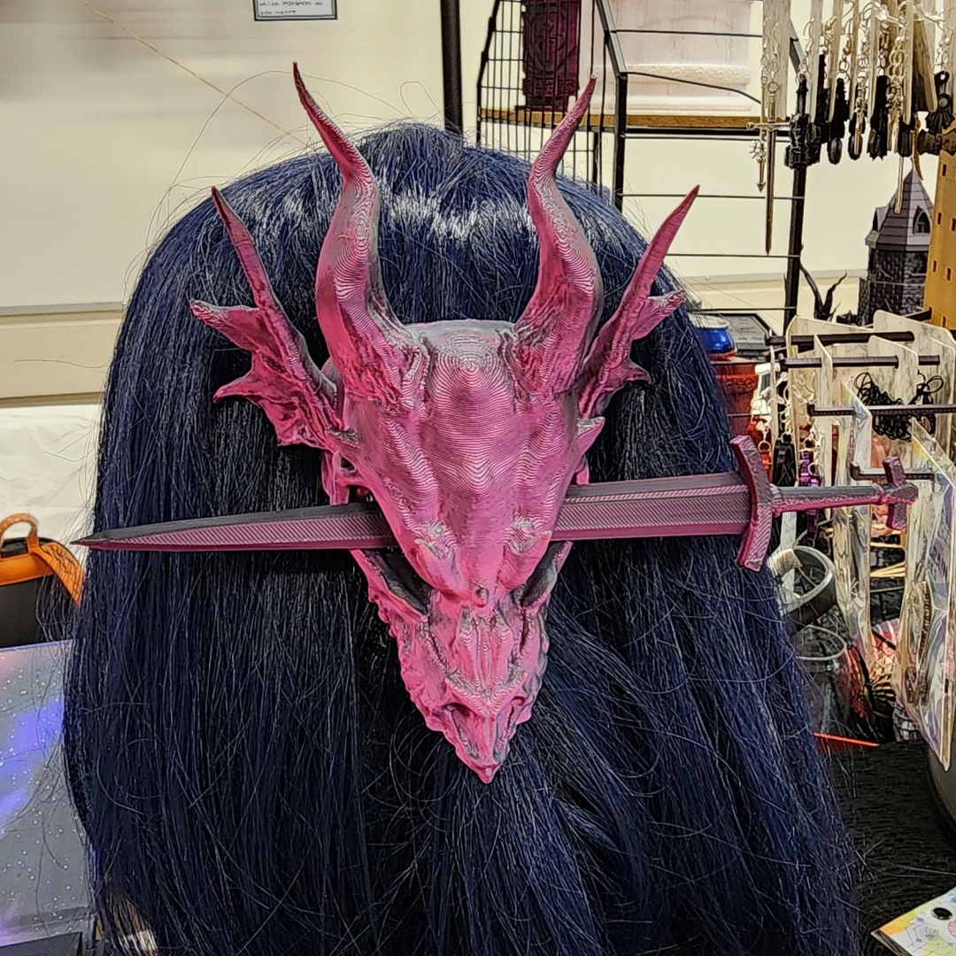 👍2024 New Arrival- 50% OFF💥Dragon Hair Piece with Sword