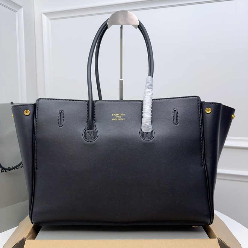 Balenciaga Bel Air Medium Black Gold Handbag