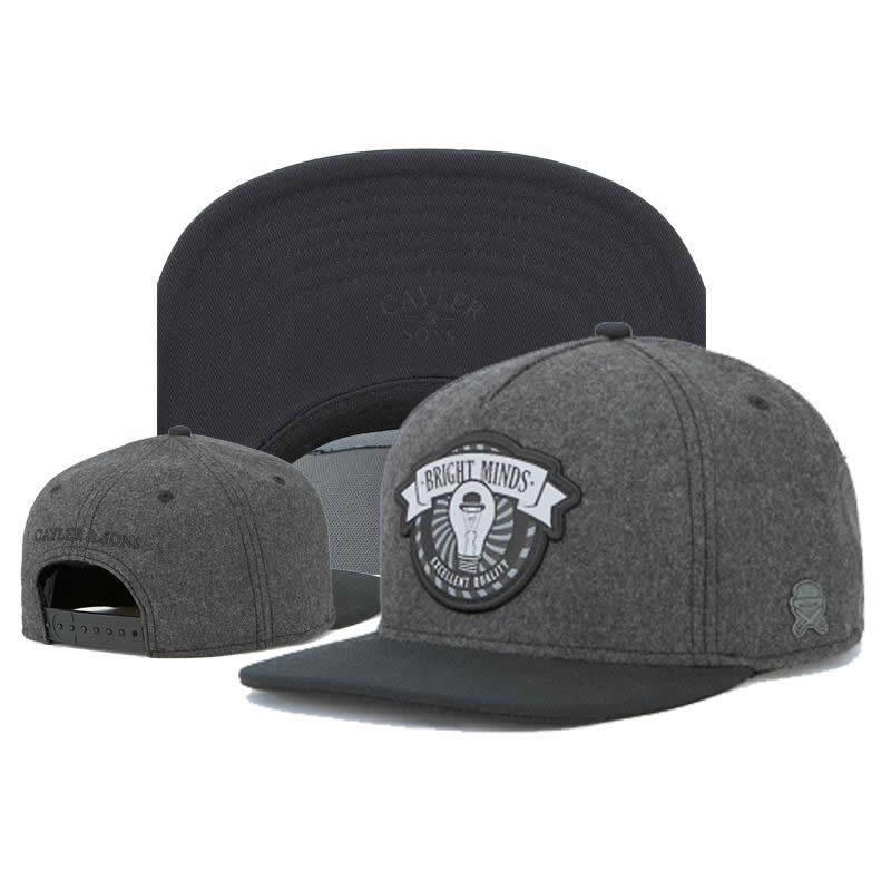 New hip-hop dome wide brim unisex adjustable snapback hat