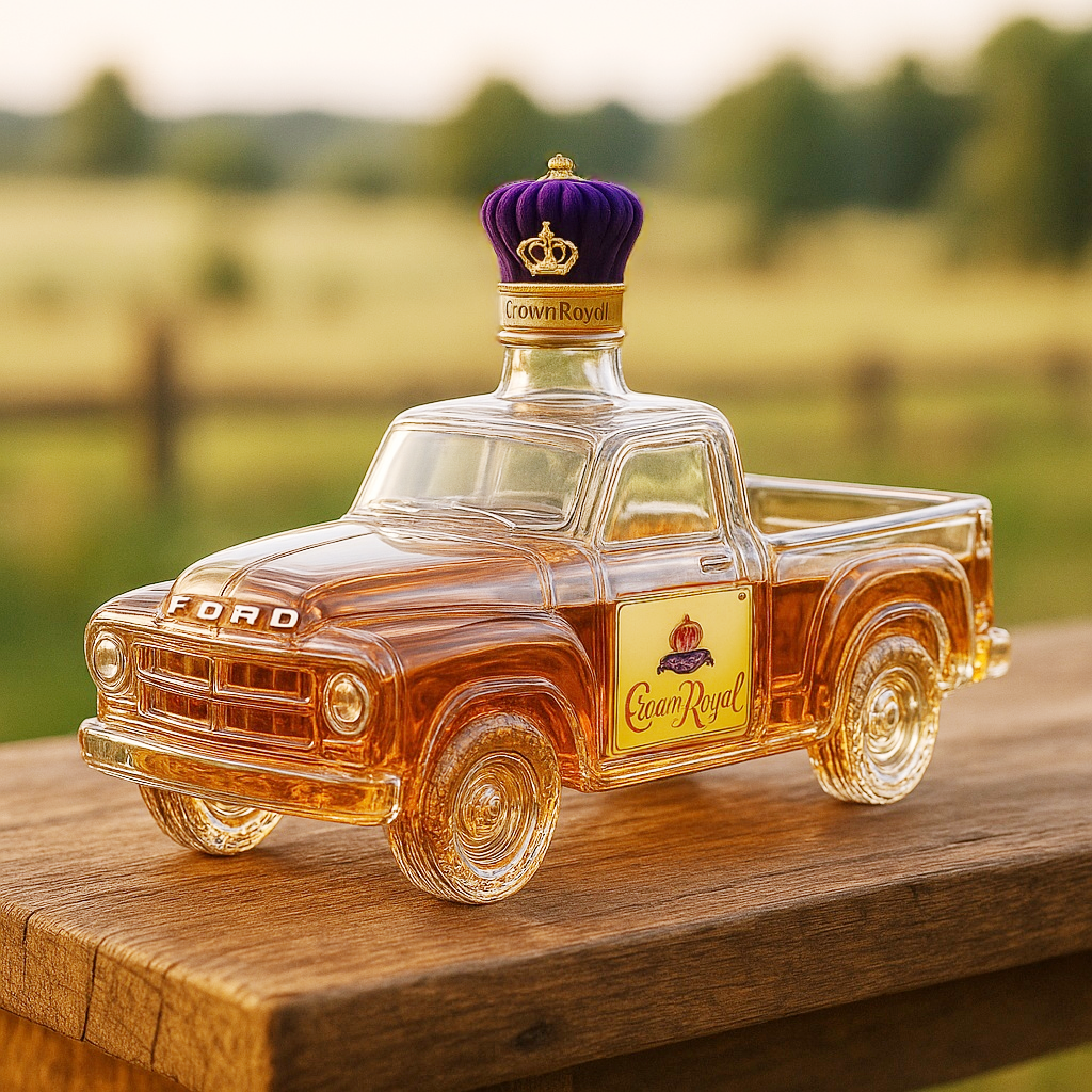 1950 Ford F-100 Whiskey Bottle