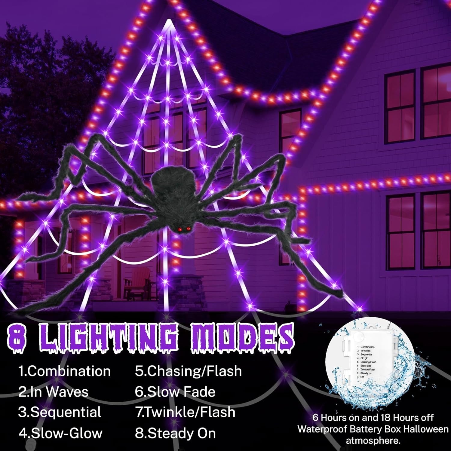 ✨Flash Sale✨Halloween Decorations Spider Web