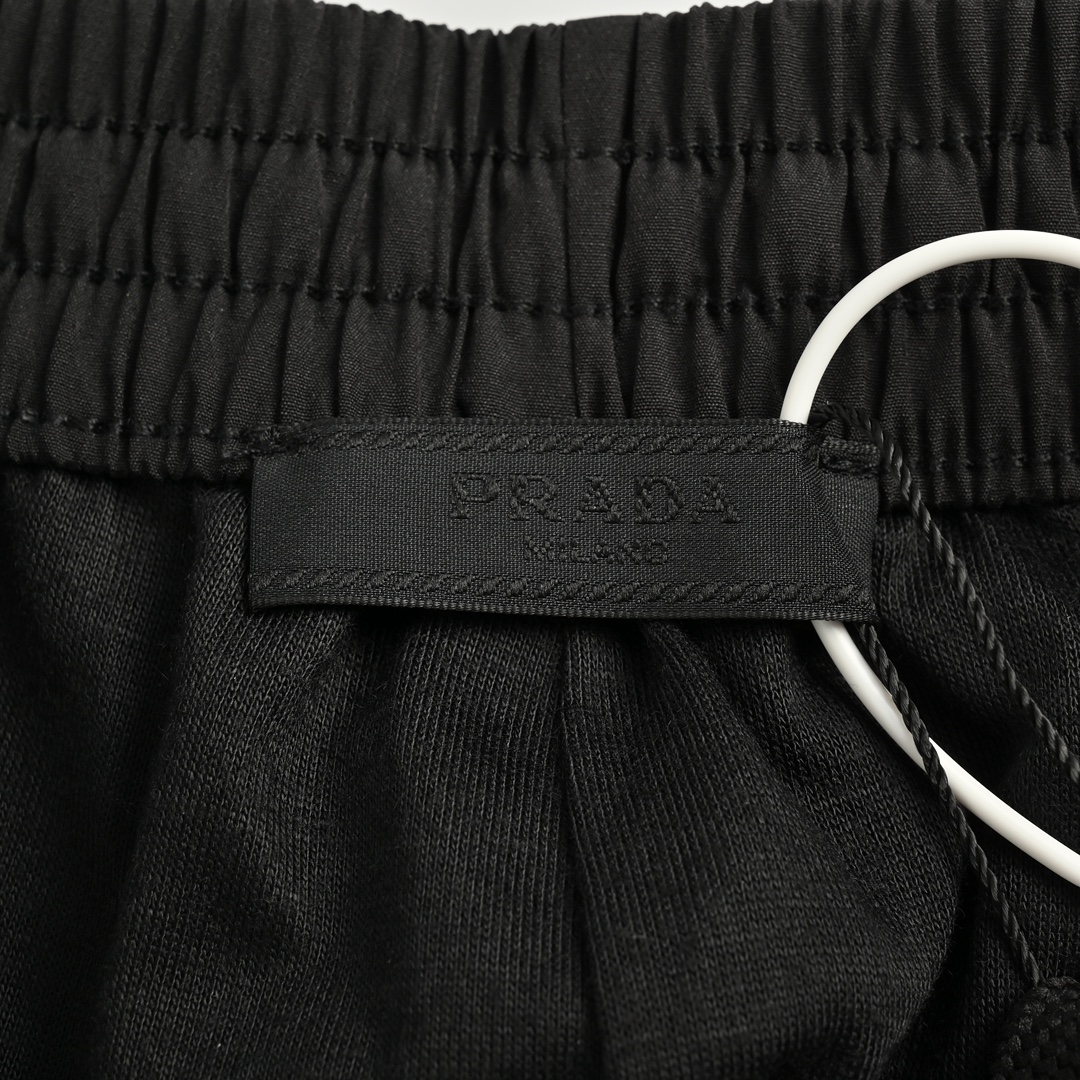 Prada 24Fw triangle logo webbing trousers