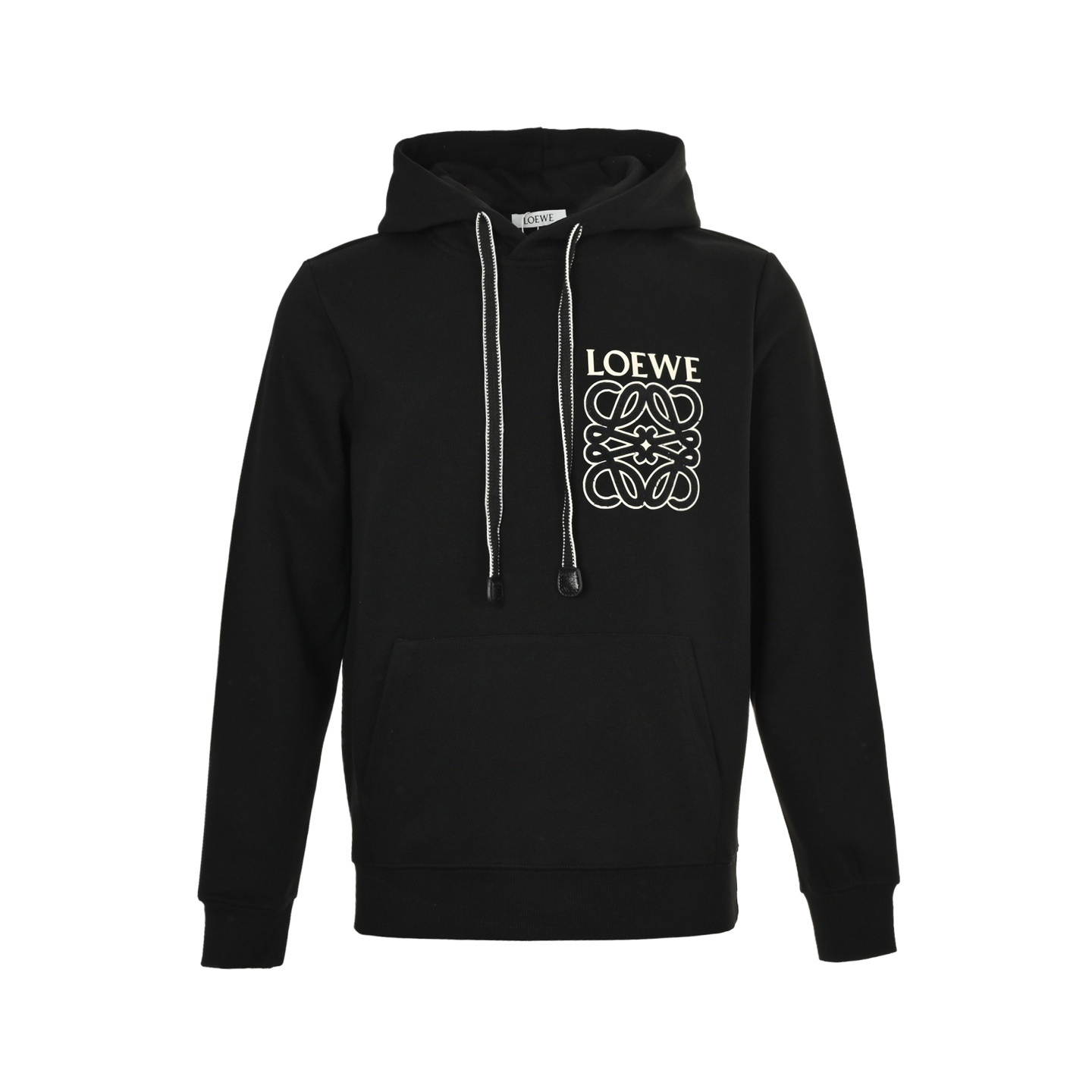 Loewe 25Fw terry patch logo hoodie
