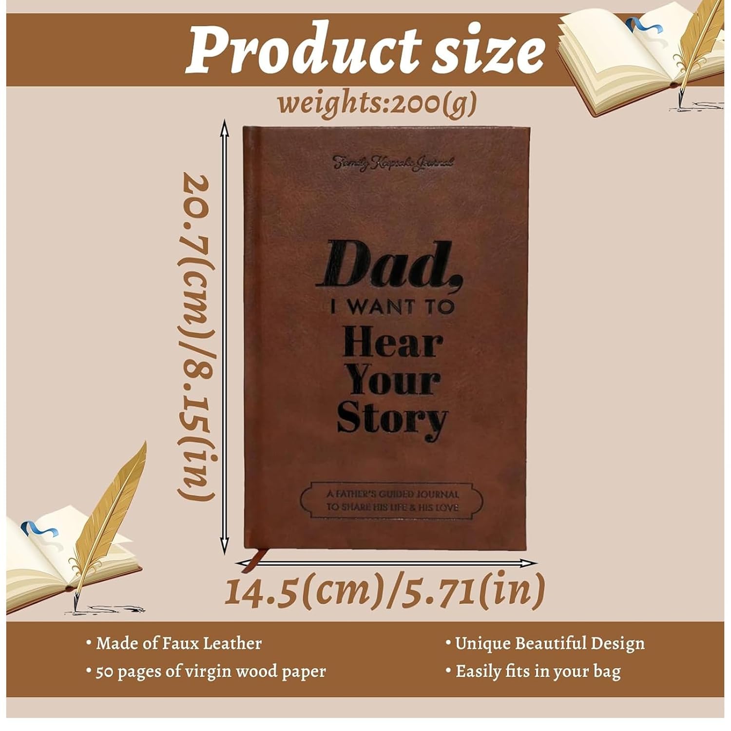 🔥[SAVE 50% OFF]--🎁Perfect Father's Gift-Hear Your Story Books-Buy 2 Free Shipping