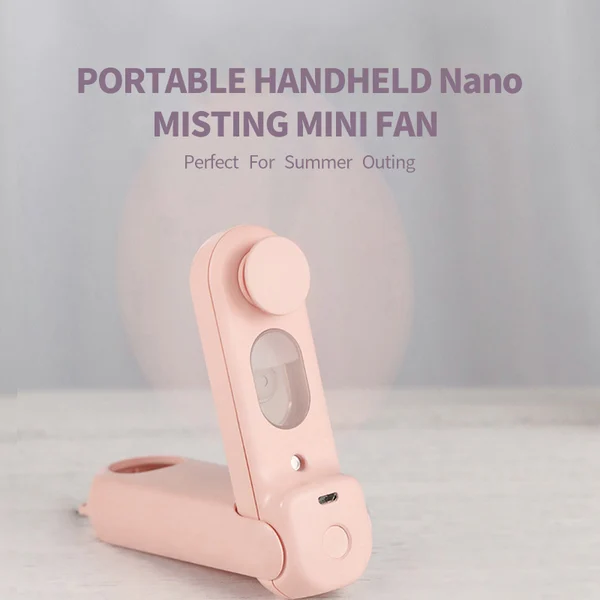 🔥The Hot Summer Is Coming Soon,50% Off🔥Portable Handheld Misting Mini Fan