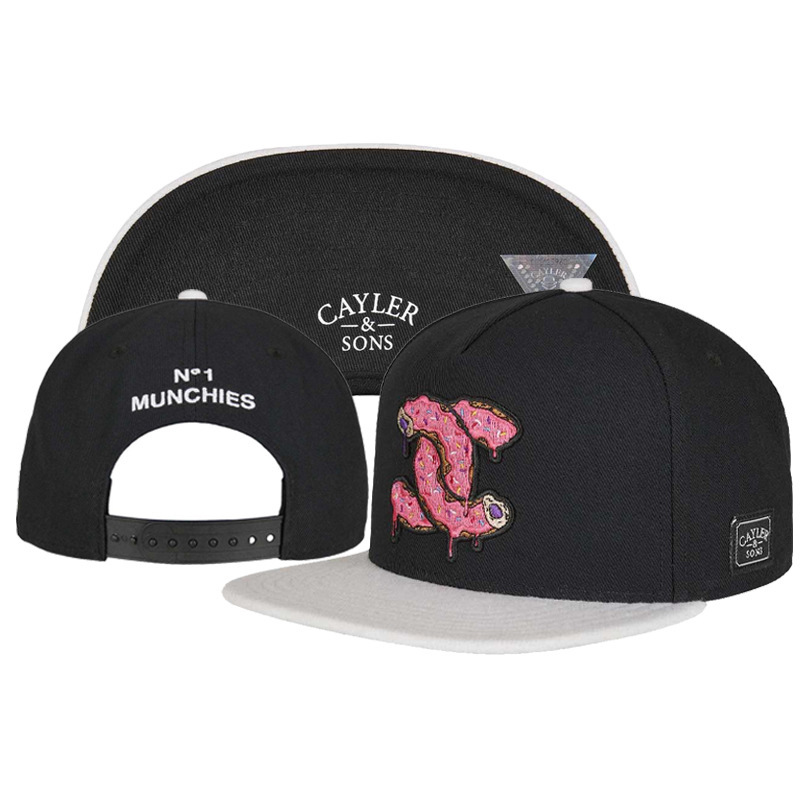 New hip-hop dome wide brim unisex adjustable snapback hat