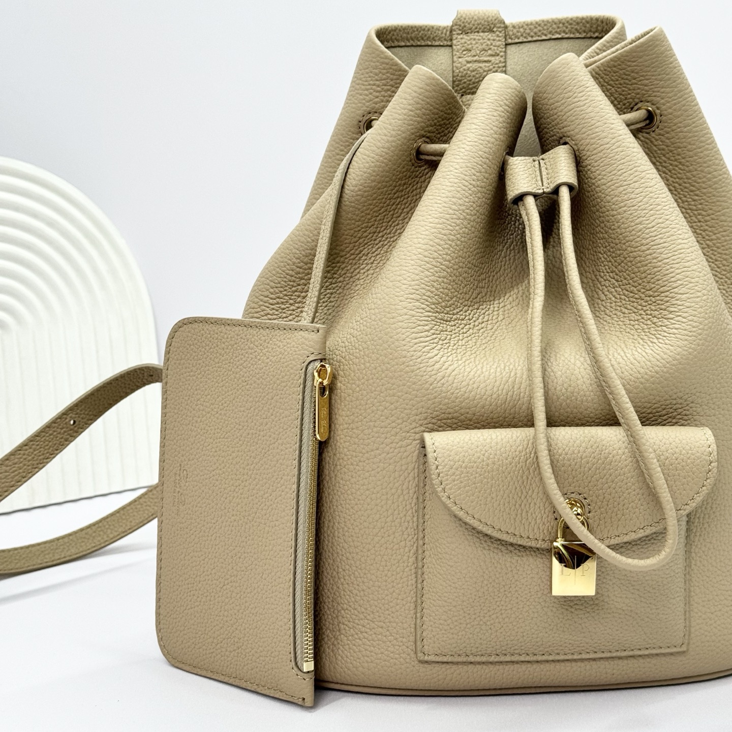 Loro Piana Extra Drawstring Backpack FAP4322
