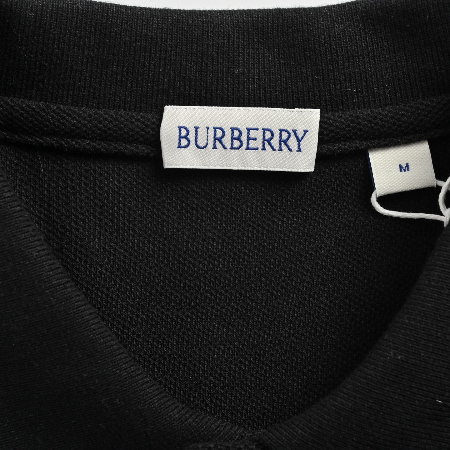 Burberry 25ss Warhorse Embroidery Plaid Shoulder Polo Short Sleeve