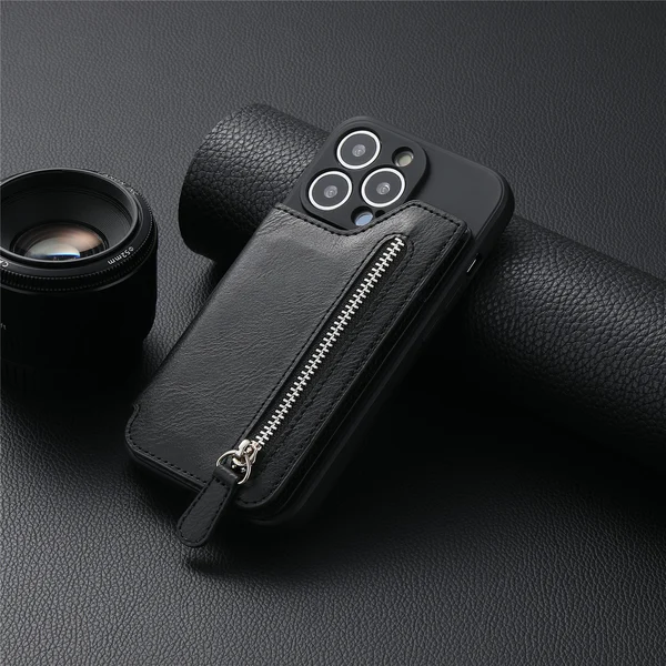 🔥Last Day Promotion-50% OFF🔥Magnetic Liquid Silicone Shell With Zipper Wallet