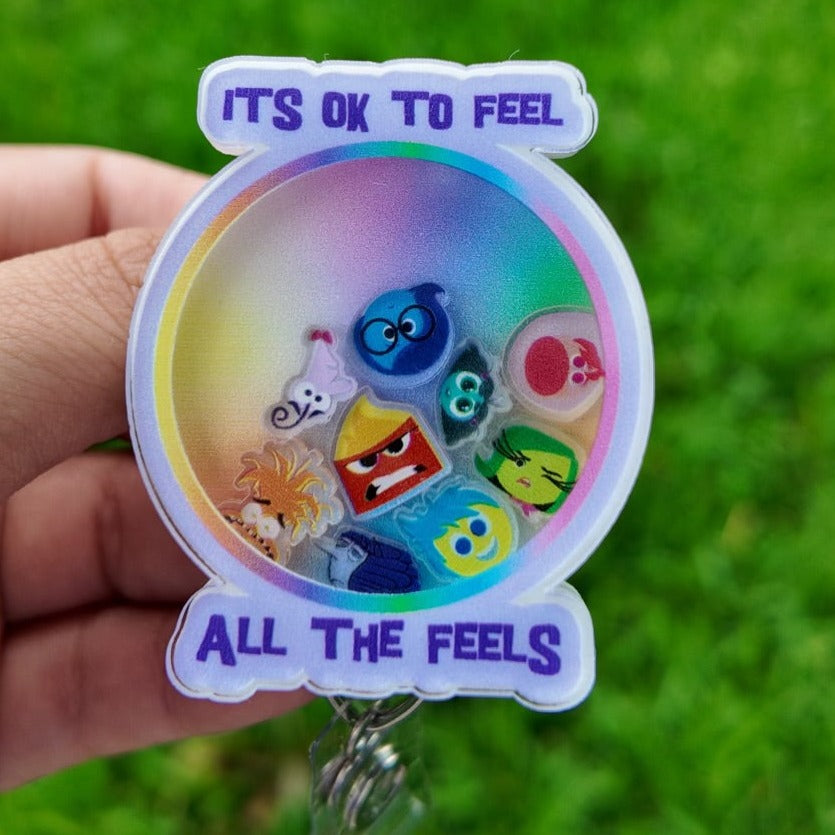 Inside Out Badge Reel | Express your colourful side