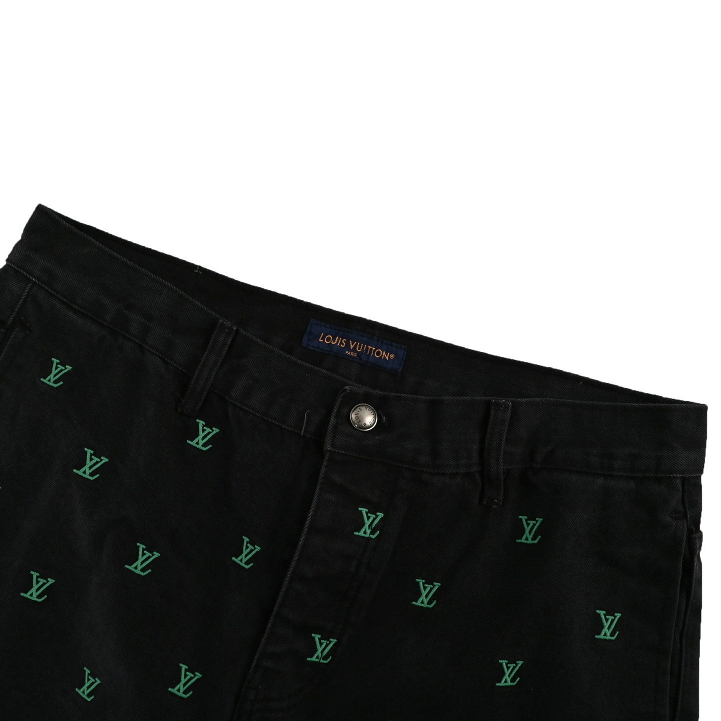 Louis Vuitton Ombre Embroidered Jeans Set