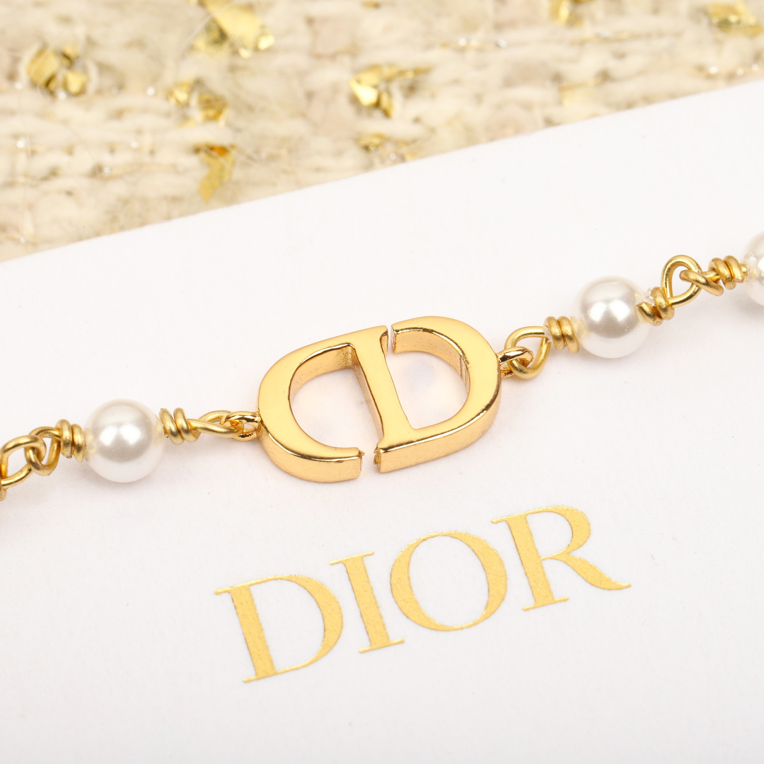 Dior CD Pearl Necklace