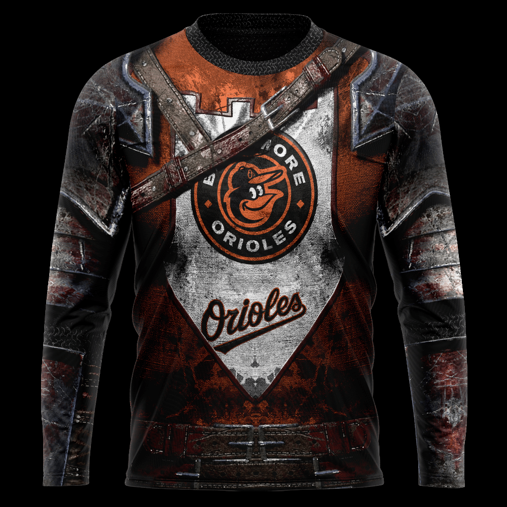 BALTIMORE ORIOLES 3D WARRIORS HOODIE