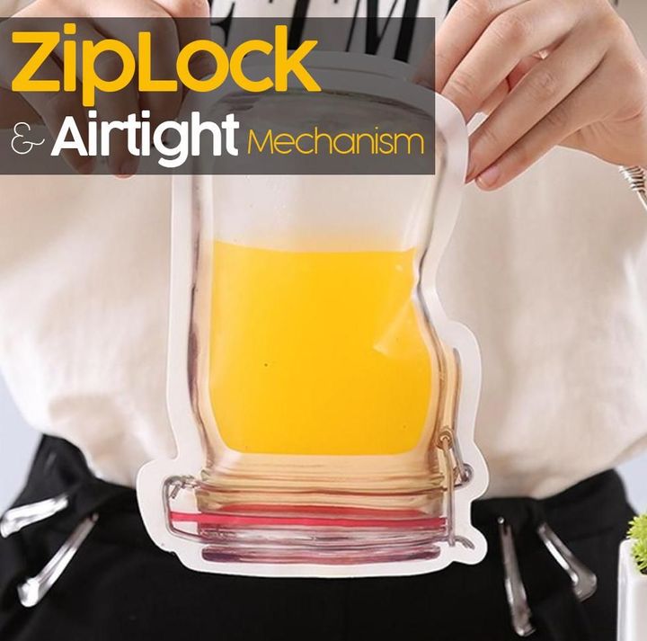 2021 REUSABLE MASON BOTTLE ZIPLOCK BAG (SET OF 7)