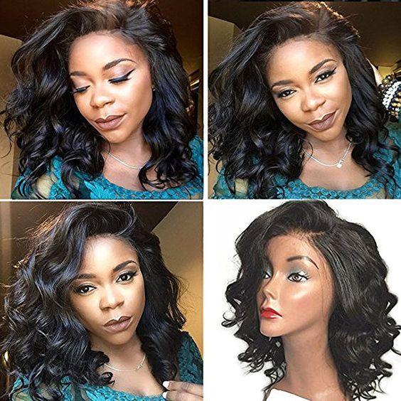 Luna N26 Middle Length Loose Curly Wig without Bangs