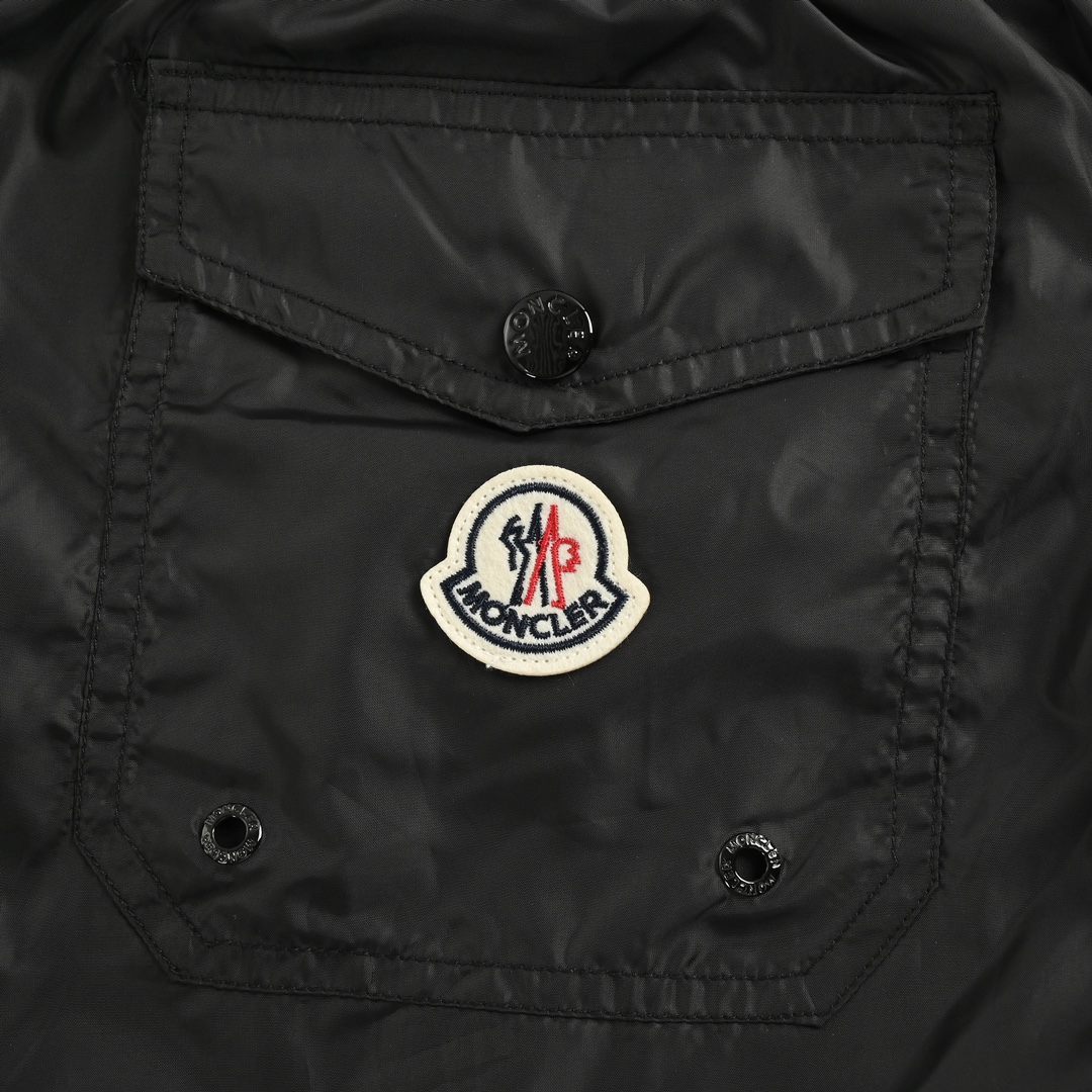 Moncler Classic Pocket Logo Woven Shorts
