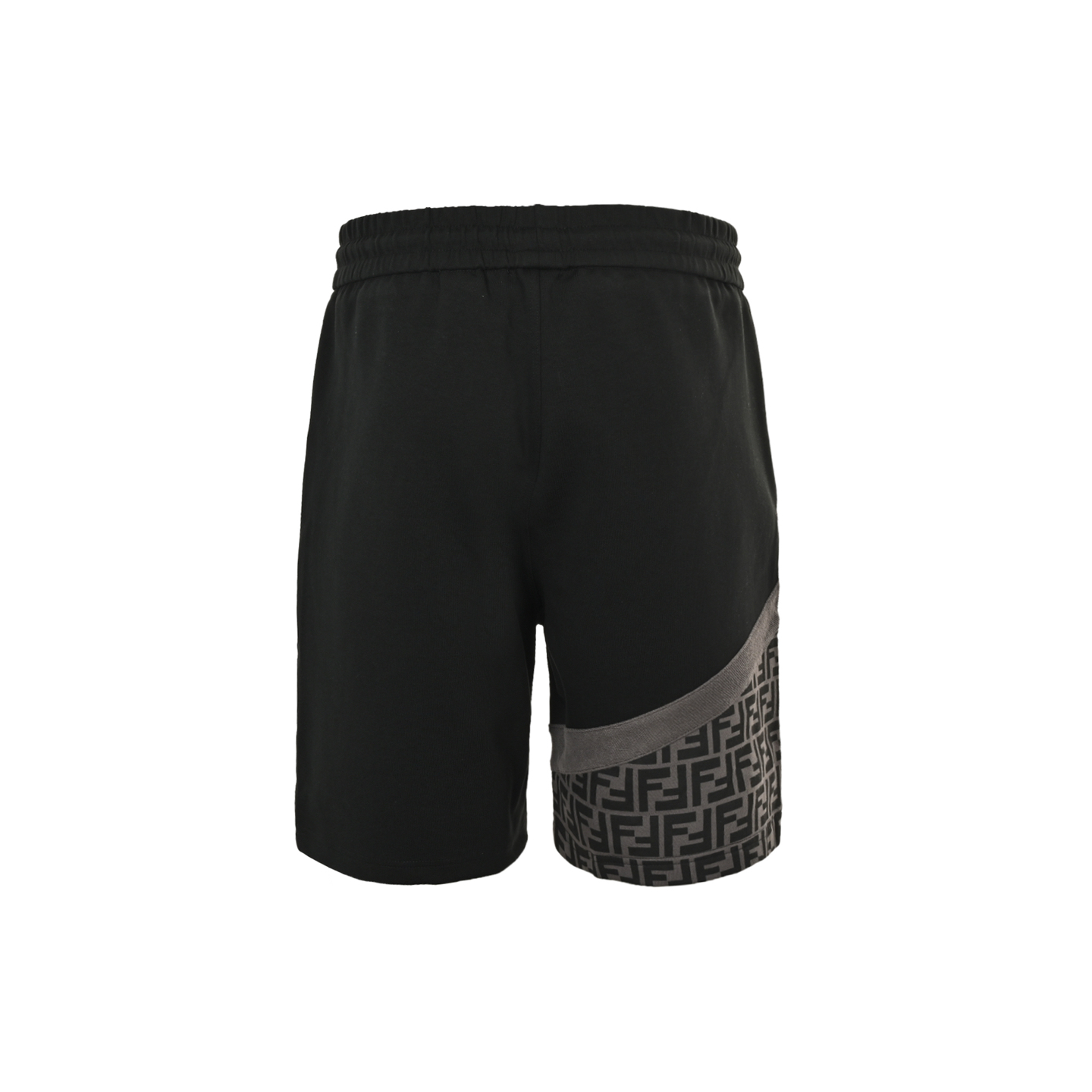 Fendi 25ss laminated zipper pockets with double F shorts