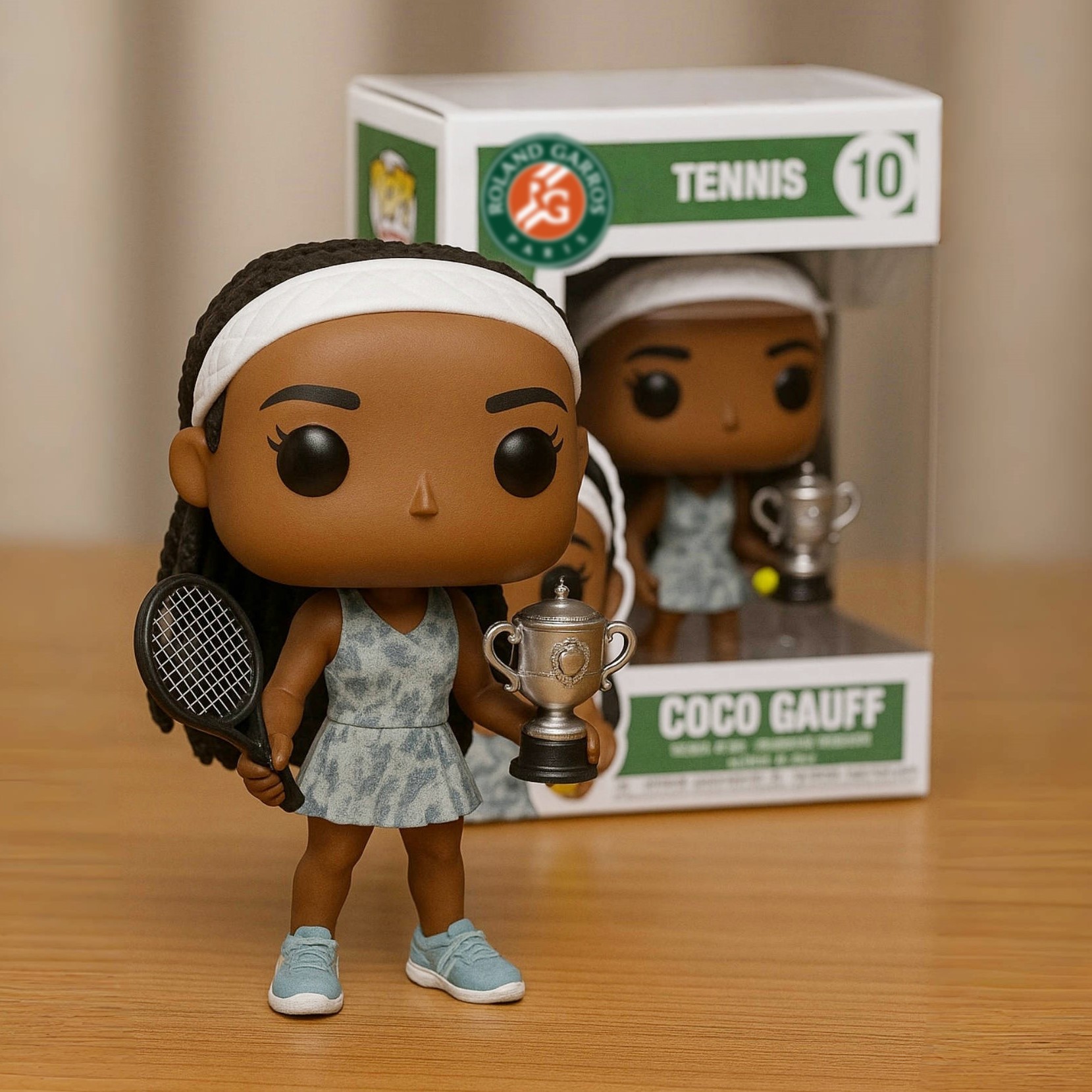 Coco Gauff 2025 French Open Champion POP! Figure