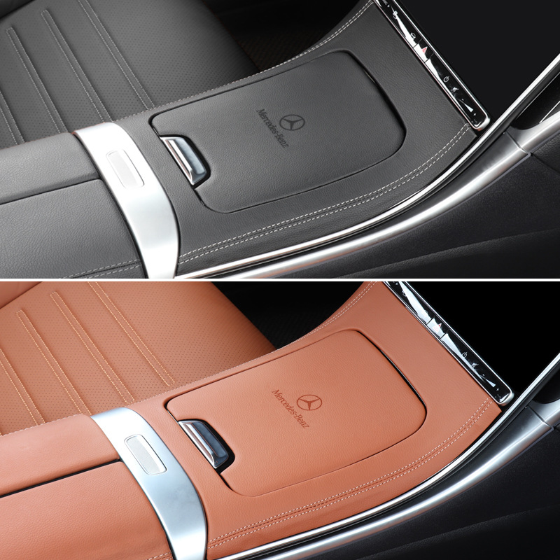 Leather Center Console Hard Cover